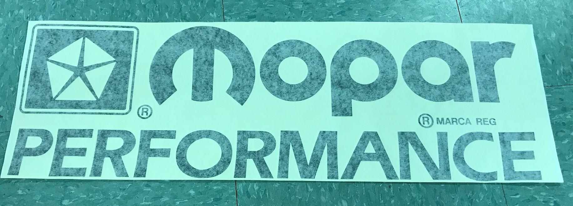 Mopar Performance Decals Wizard's Warehouse